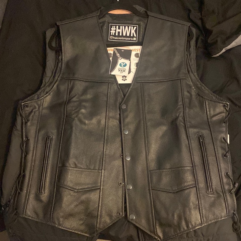 HWK motor sports motorcycle vest